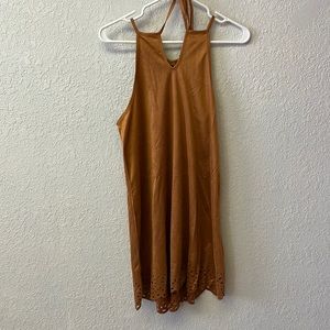 brown dress